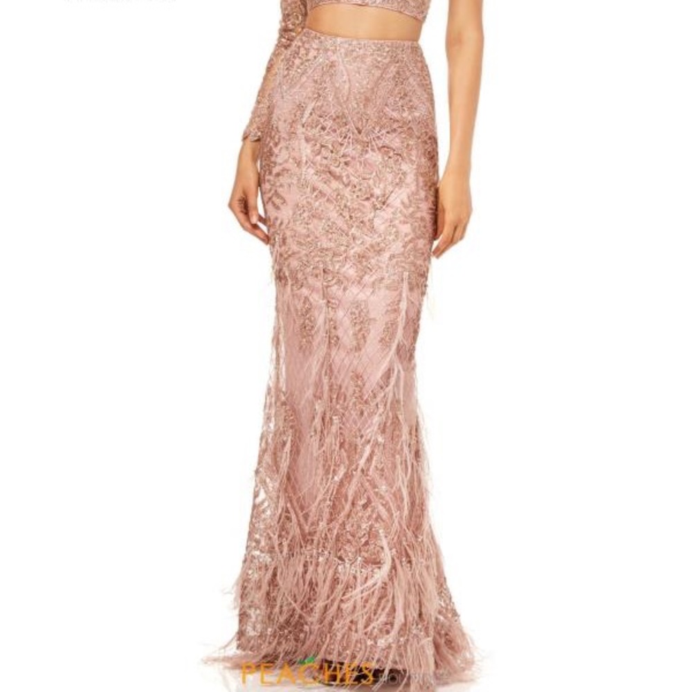Sherri Hill Rose Gold Dress💕 - Picture 3 of 11